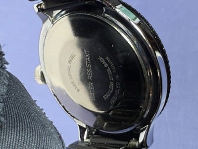 ⭐ Timex Vintage Marlin Diver Watch Coke Bezel Manual Wind Date Taiwan Runs #8