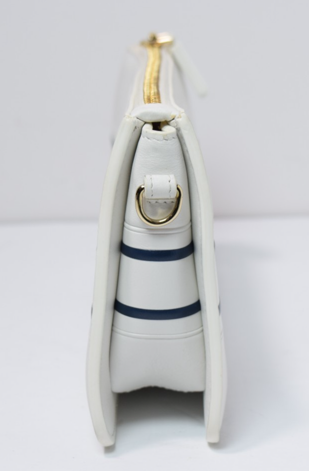 Christian Dior Vibe Pochette Clutch Bag White w/ Strap #8