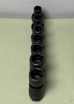 Snap-On 207IPFM 7 Piece 3/8"Dr 6Pt Metric Shallow Impact Swivel Socket Set #1