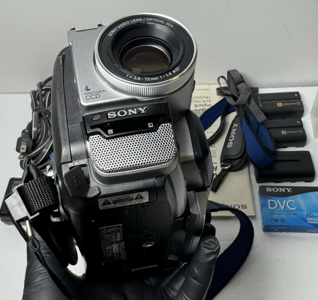 Sony DCR-TRV310 Digital 8 Hi8 Video Camera Handycam Bundle Lot (Tested Works) #4