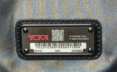 Tumi Alpha Corporate Collection Travel Duffle Duffel Bag Nylon 22249DE #8