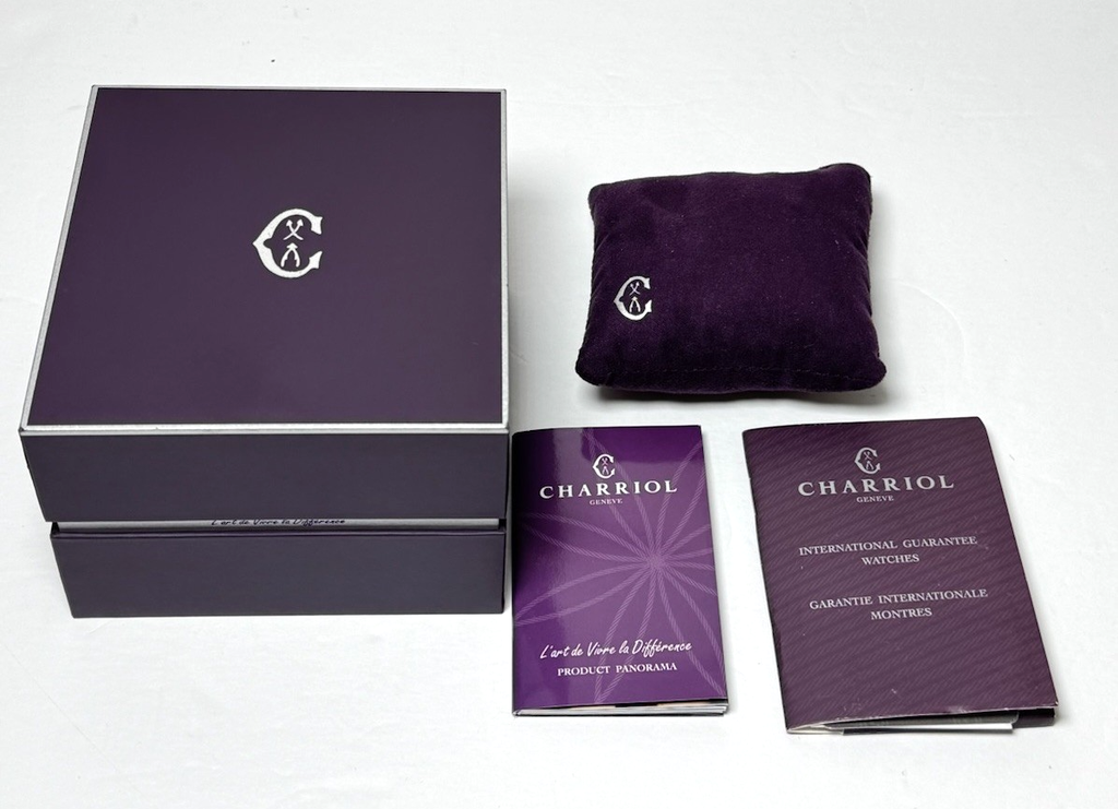 Charriol CE443Q-3062 Celtic Genève Men's 44mm Auto Watch Stainless Steel Rubber #1