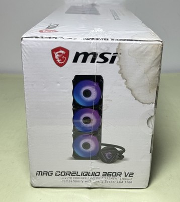 MSI MAG Core Liquid 360R V2 AIO Liquid CPU Cooler -New Sealed #2