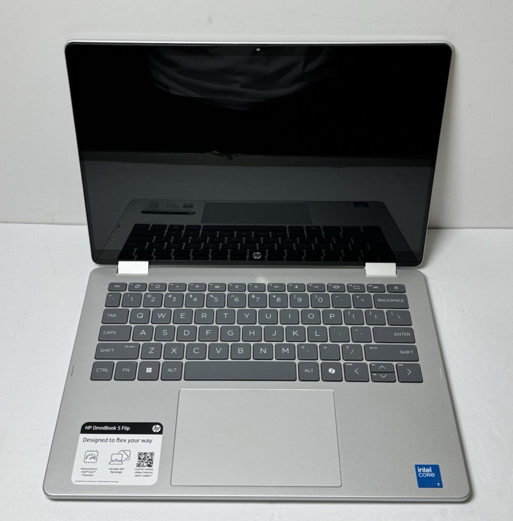 HP OmniBook 5 Flip Touch 14-fp0013dx  i5 120U  8GB RAM 512GB SSD, 8cycles #1