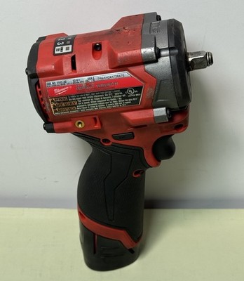 Milwaukee 2562-20 M12 FUEL 12V  Brushless Stubby 3/8" Impact 3.0ah batt+charger #2