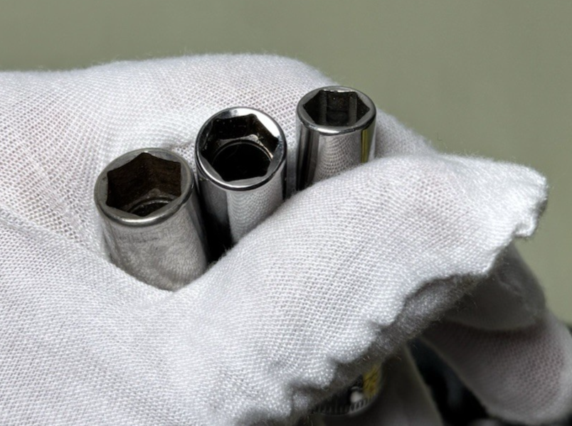 Snap On 212YSFSMY 8-19mm 12 Piece 6 Point Metric Chrome  Deep Set USA #6