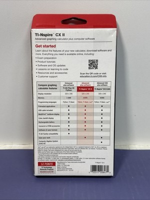 Texas Instruments TI Nspire CX II  Graphing Calculator New NIB Sealed #1