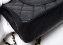 Chanel Classic Double Flap Bag Quilted Caviar Medium - Black - *Shows Wear* in Boston, MA