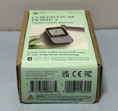 Airthings Corentium Home 2 Radon Detector - BRAND NEW #3