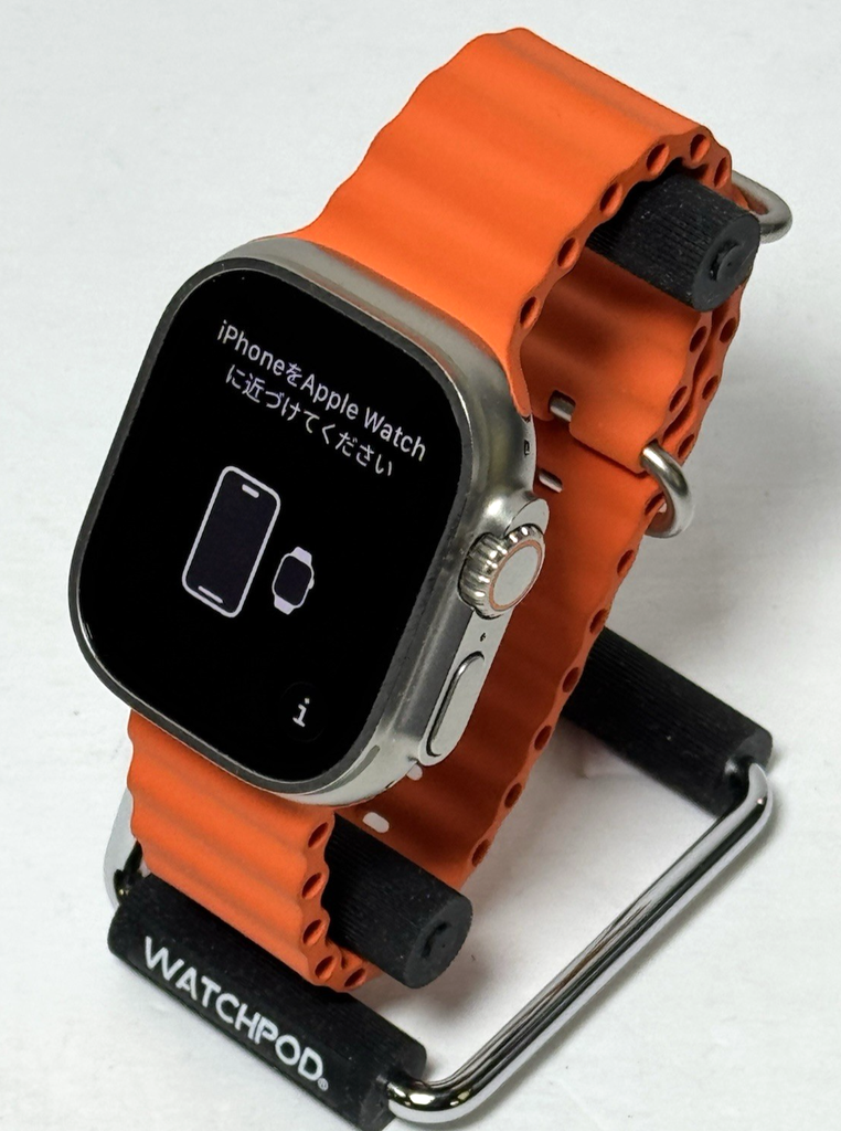 Apple Watch Ultra 2 GPS+Cellular 49mm Titanium Case /Orange Ocean Band #1