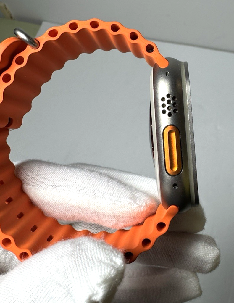 Apple Watch Ultra 2 GPS+Cellular 49mm Titanium Case /Orange Ocean Band #7