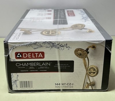 Delta Chamberlain Tub & Shower Faucet Champagne Bronze-New Sealed #2