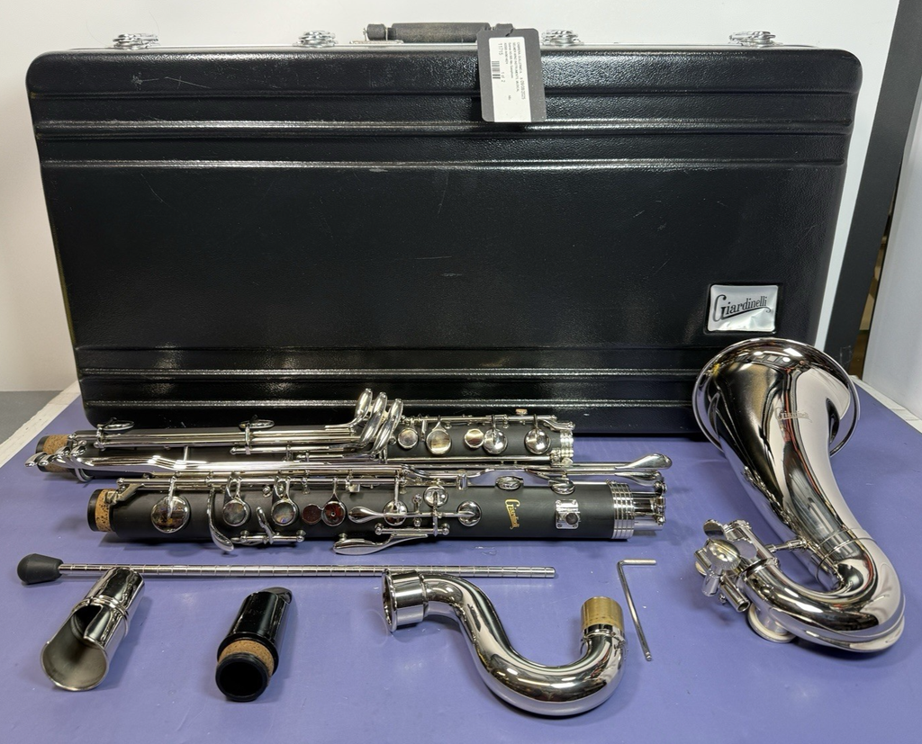 Giardinelli GBC-300 Bass Clarinet 2-Piece Body w/ Case & Mouthpiece – AS IS #1