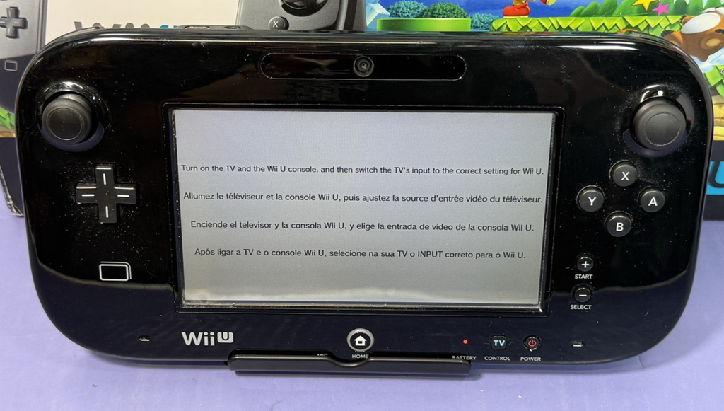 Nintendo Wii U Console Bundle + GamePad + New Super Mario Bros. U (Complete Core #11