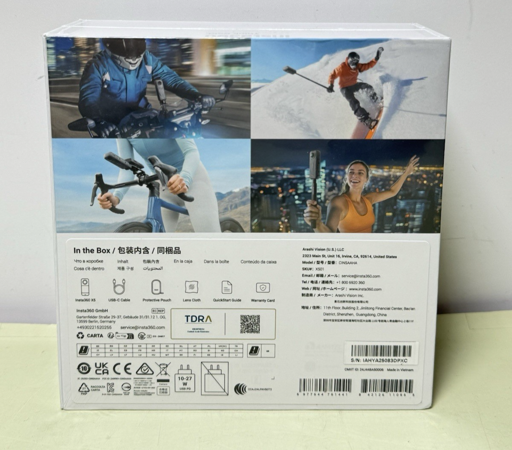 Insta360 X5 Waterproof 8K 360° Action Camera - New Sealed #1