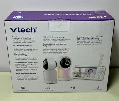 Vtech UM5766- Pan & Tilt  Smart HD 2 Camera + Video Monitor- Brand New #1
