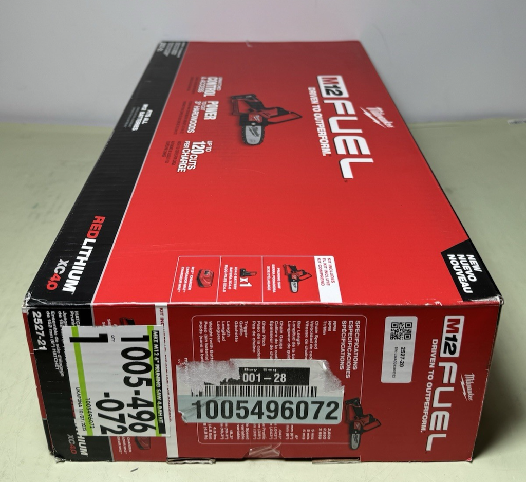 Milwaukee 2527-21 M12 FUEL Brushless HATCHET Cordless 6" Pruning Chainsaw Kit #3