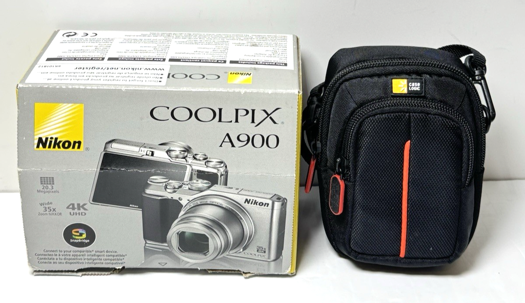 Nikon COOLPIX A900 Silver 20.3MP 35x Zoom Compact Digital Camera #1