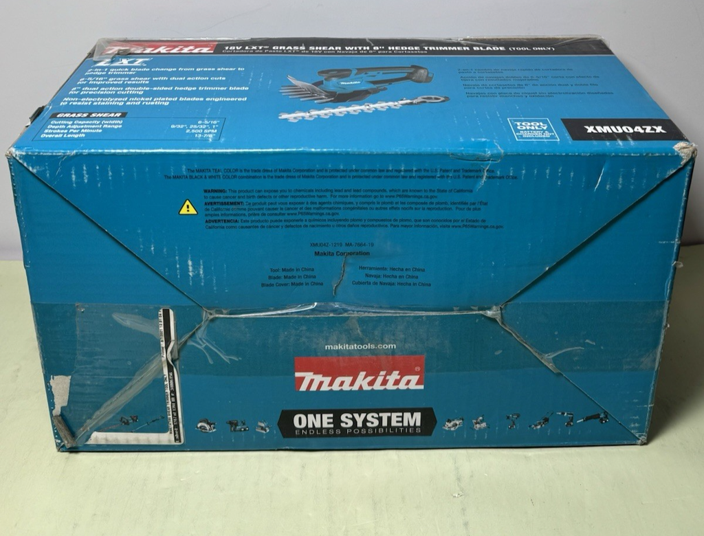 Makita XMU04ZX 18V LXT Li-Ion Grass Shear w/ Hedge Trimmer Blade (Tool Only) New #2