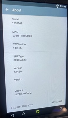 NETSCOUT LinkRunner G2 Network Tester LR-G2 – Tested, Reset, w/ Test Accessory #9