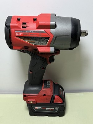 Milwaukee 2967-20 M18 FUEL 18V 1/2 in High Torque Impact Wrench W/ Batt&Charger #2
