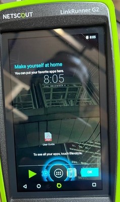 NETSCOUT LinkRunner G2 Network Tester LR-G2 – Tested, Reset, w/ Test Accessory #7