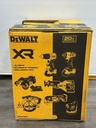 DEWALT 20-Volt MAX Lithium-Ion Cordless 7-Tool Combo Kit w/2.0 Ah-5 Batt+charger used