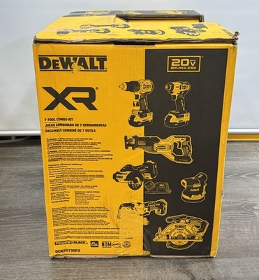 DEWALT 20-Volt MAX Lithium-Ion Cordless 7-Tool Combo Kit w/2.0 Ah-5 Batt+charger #3