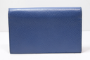 GUCCI Dollar Interlocking G Calfskin Leather Chain Wallet Crossbody Bag Blue purchase