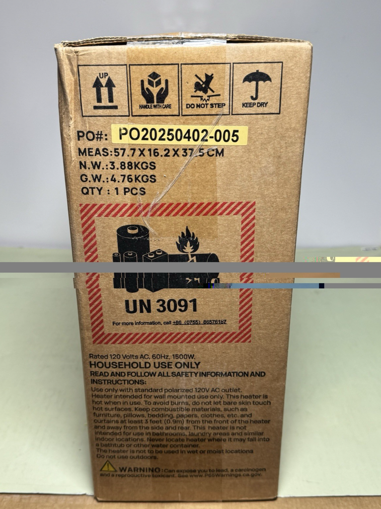 Dreo Smart Wall Heater Electric 1500W Adjustable Thermostat Oscillation Timer #3