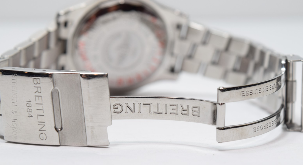 Breitling Colt Quartz A74380 Black Dial Aviation Numerals Chronometer + Service #7