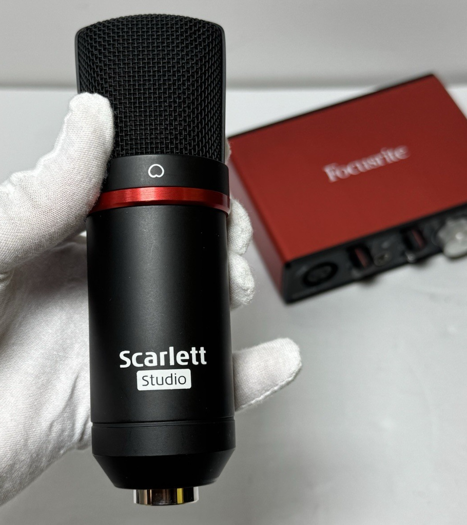 Focusrite Scarlett Solo (1st Gen) USB Audio Interface w/ Studio CM25 MKII Mic #4
