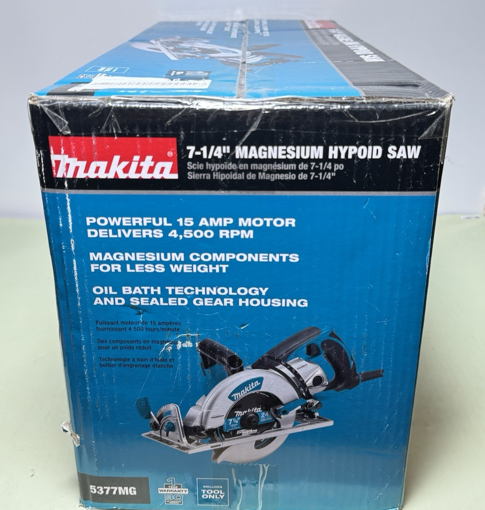 Makita 5377MG 7-1/4 In. Corded Magnesium Hypoid Saw - New Sealed #1