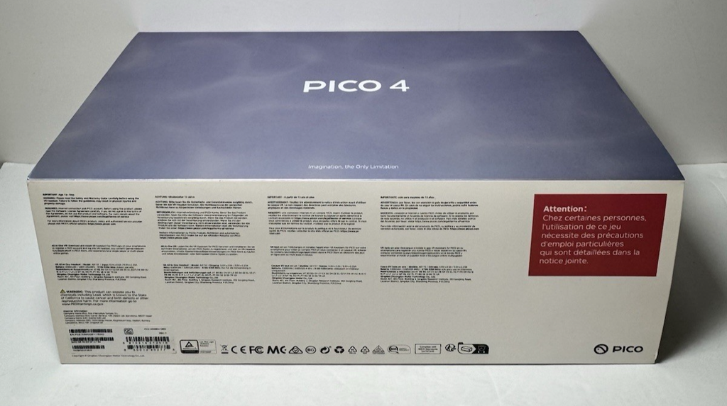 PICO4 128GB All-in-One VR Headset Glasses White Wireless #3