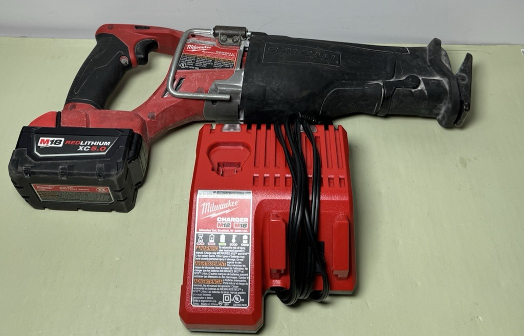 Milwaukee 2720-20 Sawzall with 5.0 Ah Battery and charger #3