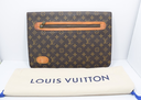 Louis Vuitton Vintage 80s Monogram Document Folding Laptop Portfolio used