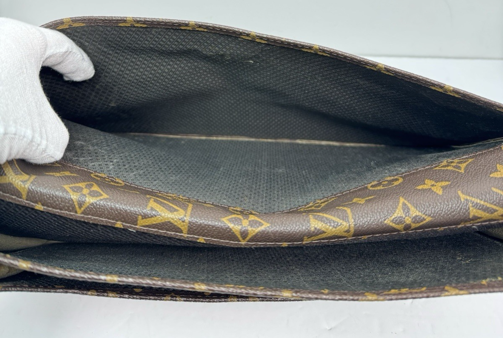 Louis Vuitton Vintage 80s Monogram Document Folding Laptop Portfolio #16