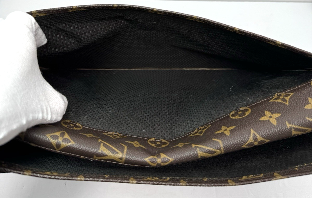 Louis Vuitton Vintage 80s Monogram Document Folding Laptop Portfolio #17