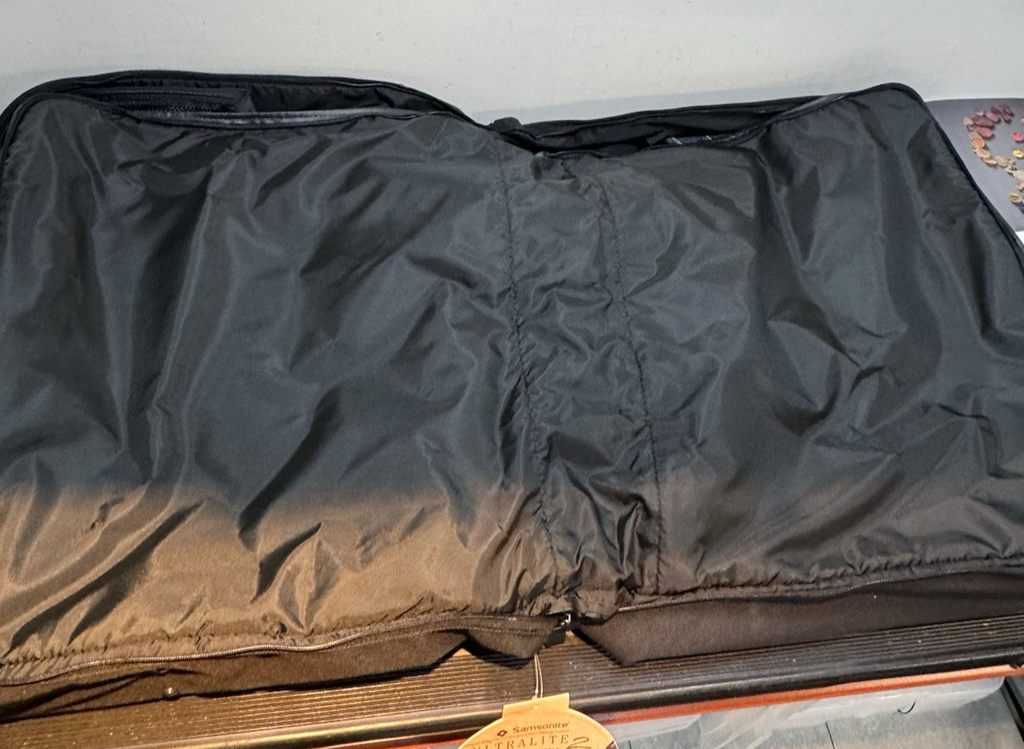 Samsonite Rolling Garment Bag w/ Wheels 42" Black Travel Suit Carry Case #3