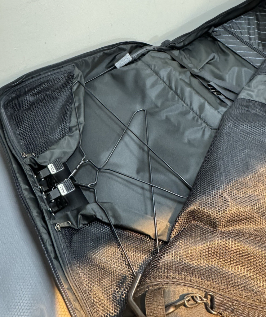 Samsonite Rolling Garment Bag w/ Wheels 42" Black Travel Suit Carry Case #5