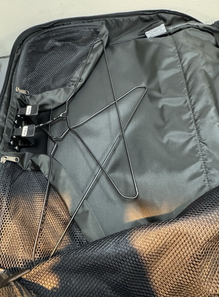 Samsonite Rolling Garment Bag w/ Wheels 42" Black Travel Suit Carry Case #7