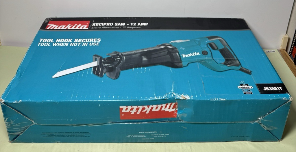 Makita Reciprocating Saw 12 Amps Corded Electric JR3051T-New Sealed #3
