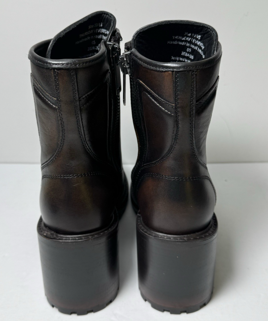 Thursday Women's Rebel Boots Black/Coffee, Size 10 -New #1