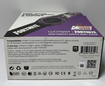 Woojer Fortnite High-Fidelity Haptic Body Strap 3 Throwback Edition #2