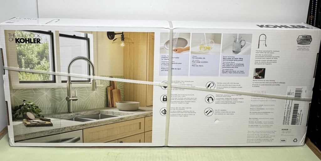 Kohler Clarus Semi Pro One Handle Pull Down Sprayer Kitchen Faucet R30937-VS #1