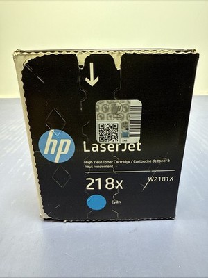 HP LaserJet 218x Cyan High Yield Toner Cartridge W2181X Manufactured 07/25 #2