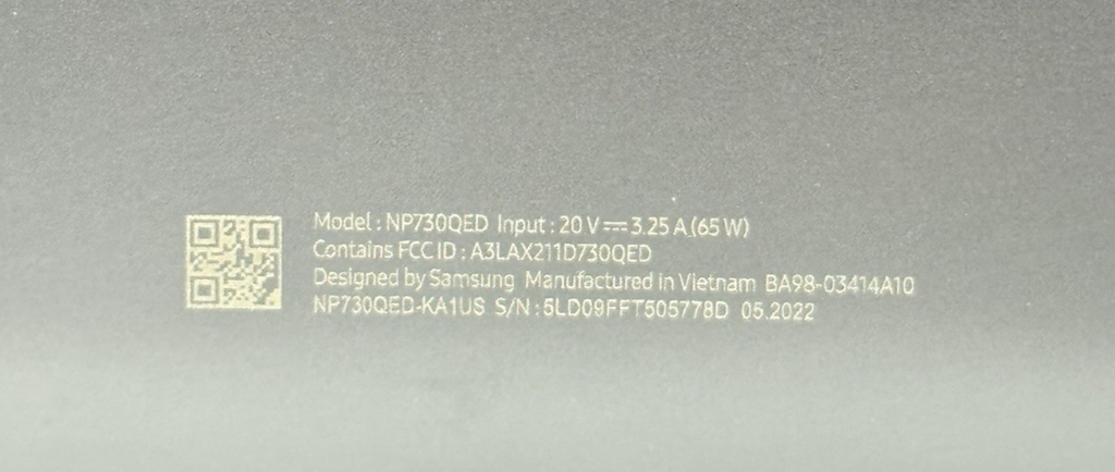 Samsung Galaxy Book2 360 NP730QED 13.3" Touch i7-1255U, 16GB 512GB SSD, 90% batt #11