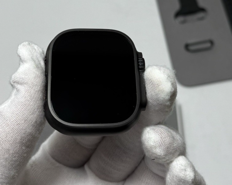 Apple Watch Ultra 49mm GPS +Cell Titanium Case w/ Black Ocean Band MX4P3LW/A #3