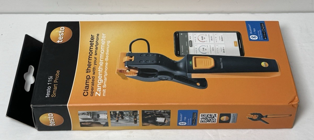 Testo 115i Pipe Clamp Thermometer Wireless Smart Probe -New Sealed #3