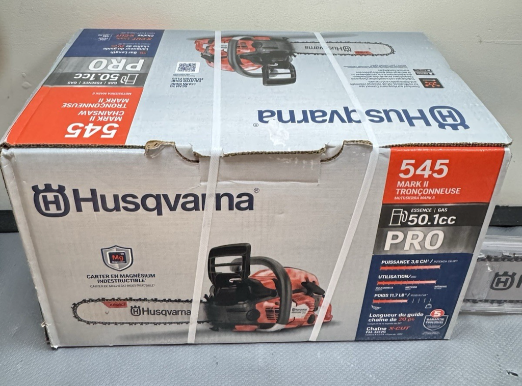 Husqvarna 545 Mark II Professional 50.1CC 20” Blade Chainsaw - Brand New #1